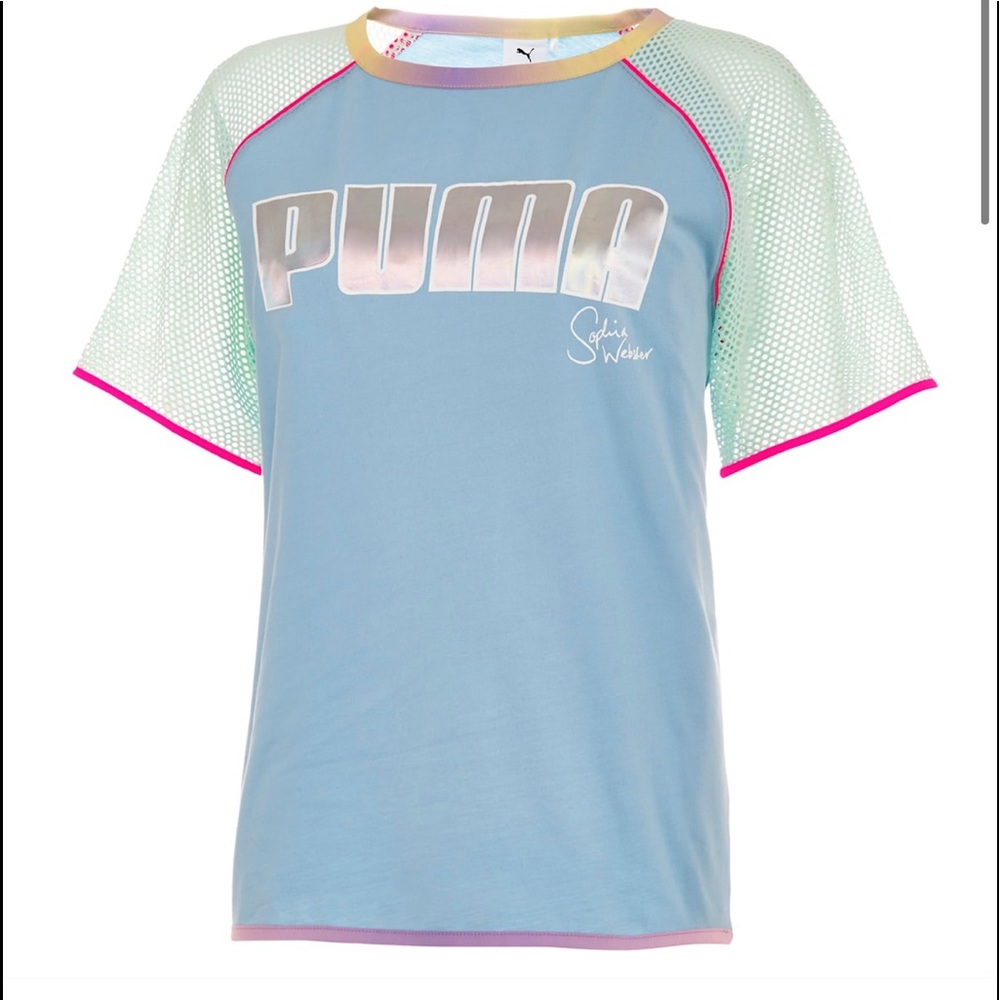 NWT Puma x Sophia Webster Mesh Tee Shirt XS